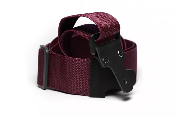 Ремень для гитары, нейлоновый, бордо, Mamba straps, MB5011-011  рис.2 