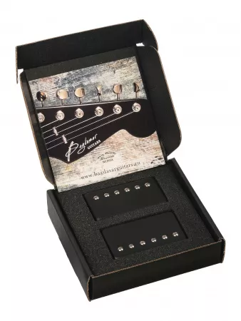 Dark Robber 6S Комплект магнитных звукоснимателей, черный, Bagdasar guitars, BGP411SB