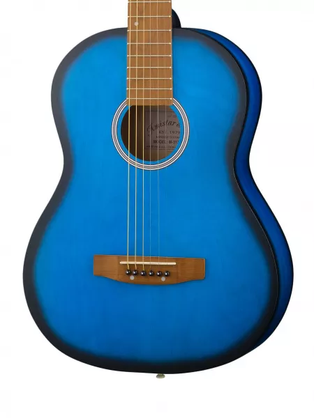 Акустическая гитара, синяя, Амистар, M-313-BL  рис.2 