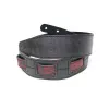 Leather 21 Ремень для гитары, кожаный, тлеющий костер, Fidel, FL60028L21L