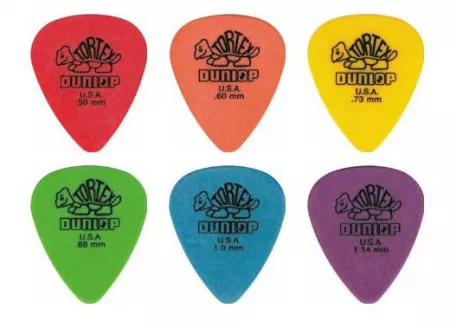 4181 Tortex Standard  Коробка медиаторов 216шт, 6 толщин, Dunlop