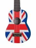 Укулеле сопрано, с рисунком Union Jack, Mirra, UK-300-21-YG