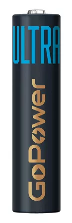 Ultra Элемент питания LR03 AAA Alkaline 1.5В, 4шт, GoPower, 00-00026396
