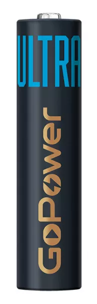 Ultra Элемент питания LR03 AAA Alkaline 1.5В, 4шт, GoPower, 00-00026396  рис.2 