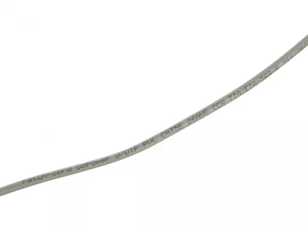 Патч-корд RJ-45 (m)-RJ-45 (m) 3.0м кат.5е ПВХ 26AWG, серый, в пакете, GoPower, 00-00027474