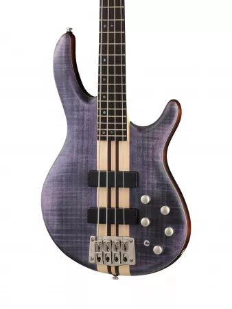 Artisan Series Бас-гитара, черная, Cort, A4-Plus-FMMH-OPLB