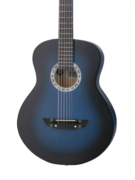 Акустическая гитара, синий санберст, АККОРД, ACD-40A-12-BL  рис.2 