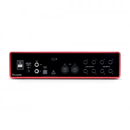 Звуковая карта USB, 24 бит/192 кГц, 18 входов-8 выходов, Focusrite, Scarlett-18i8-3rd-gen