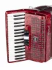 Аккордеон 34/72/5, красный, с футляром, Aurus, JH2022-RED