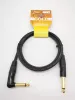 Акустический кабель 6.3мм, 1м, угловой, ZZcable, G32-JR-J-0100-0