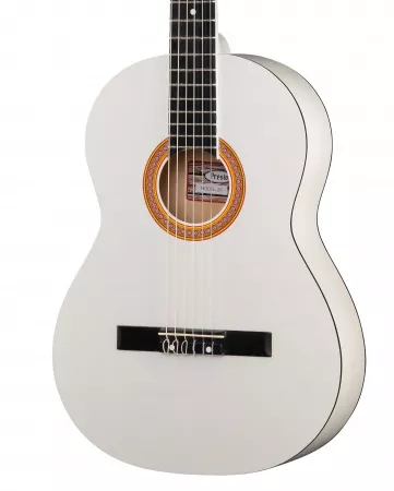Классическая гитара, белая, глянцевая, Presto, GC-WH20-G