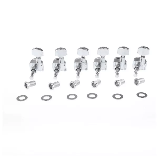 Колки для гитары, 6л, локовые, хром, Musiclily, MX1510CR-6  рис.2 