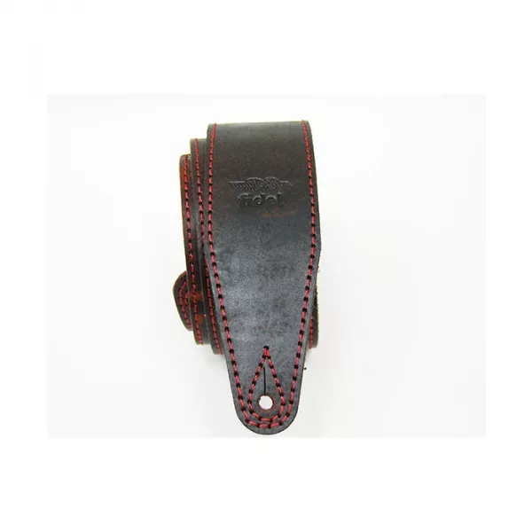 Leather 21 Ремень для гитары, кожаный, тлеющий костер, Fidel, FL60029L21L  рис.2 