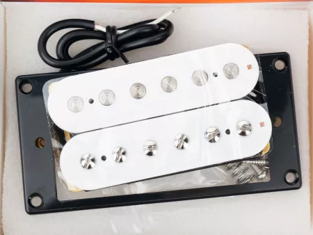 Звукосниматель магнитный, хамбакер, нековый, белый, Belcat, BH-23Neck-WH