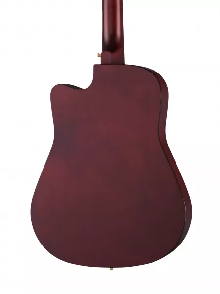Акустическая гитара, с вырезом, цвет натуральный, Foix, FFG-38C-NA-M  рис.2 
