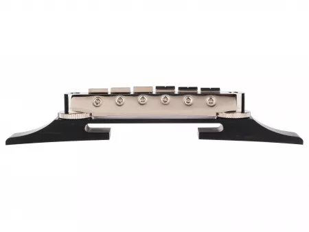 Бридж для арктоп гитары Tune-O-Matic, никель, Hosco, F-2820E