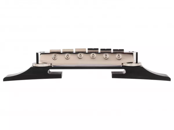 Бридж для арктоп гитары Tune-O-Matic, никель, Hosco, F-2820E  рис.2 