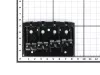 Бридж (струнодержатель) для бас-гитары, черный, Gotoh, 404SJ-4-B