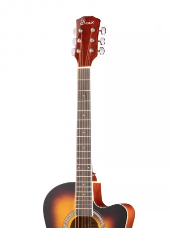 Акустическая гитара, с вырезом, санберст, Foix, FFG-3039-SB