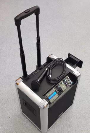 PA8M Акустическая система с MP3 и микрофоном, портативная, аккумуляторная, 25Вт, Soundking