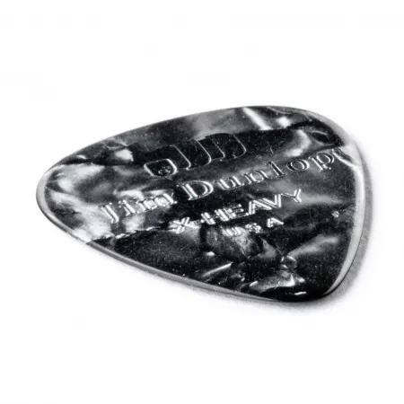 Genuine Celluloid Медиаторы, 12шт, очень толстые, черный перламутр, Dunlop, 483P02XH
