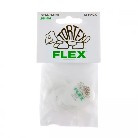 Tortex Flex Медиаторы, 12шт, толщина 0,88мм, Dunlop, 428P.88