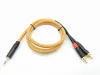 Кабель аудио 3.5мм-2хRCA, 1.25м, в оплетке, ZZcable, G45-3,5-2RCA-0125-Z