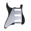 Пикгард для гитары Fender Stratocaster SSS, 3 слоя, черная, Musiclily, MX1388BK