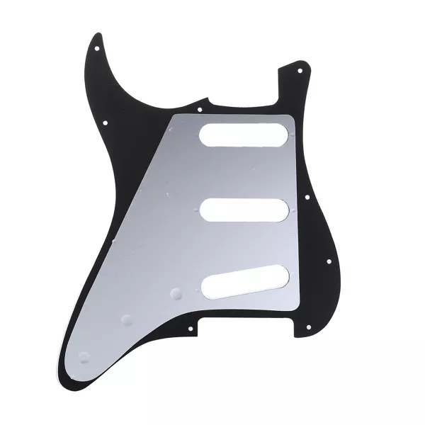 Пикгард для гитары Fender Stratocaster SSS, 3 слоя, черная, Musiclily, MX1388BK  рис.2 