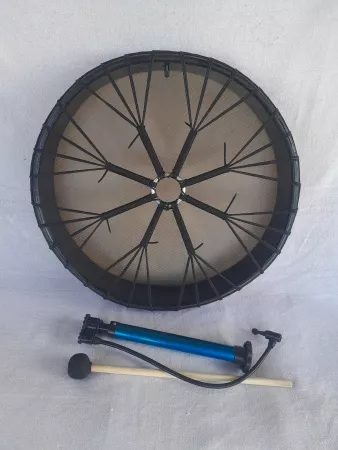 Бубен пневматический, 1 мембрана, синтетика, бежевый, Pangooda Drums, PNG-ПБ-50-Б1