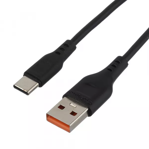Кабель GP01T-2M USB (m)-Type-C (m) 2.0м 2.1A, черный, GoPower, 00-00022775  рис.2 
