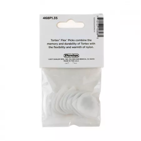 Tortex Flex Jazz III Медиаторы, 12шт, толщина 1.35мм, Dunlop, 468P1.35