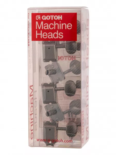 Колки для гитары 6л, состаренный никель, Gotoh, SD91-05M-Relic-L6  рис.2 