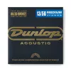 Комплект струн для акустической гитары, бронза 80/20, Medium, 13-56, Dunlop, DAB1356
