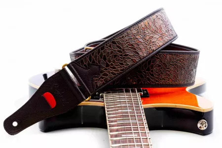 Talisman Alien Brown Ремень для гитары, текстиль/синтетика, коричневый, RightOn Straps, 8419612000803