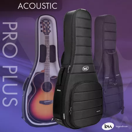 Acoustic Pro Plus Чехол для акустической гитары, черный, BAG&music, BM1142