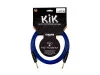 KIK Кабель инструментальный, 3м, прямые коннекторы, Klotz, KIKKG3.0PPBL