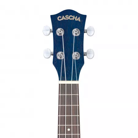 Mahogany Series Укулеле сопрано, с чехлом, синий, Cascha, HH-2266