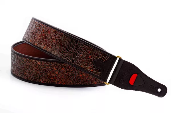 Talisman Alien Brown Ремень для гитары, текстиль/синтетика, коричневый, RightOn Straps, 8419612000803  рис.2 