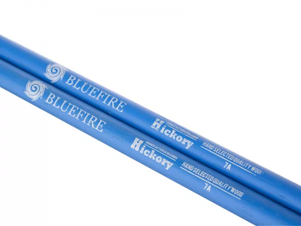 Colored Series Bluefire 7A BLUE Барабанные палочки, орех гикори, синие, HUN, 10104008  рис.2 