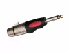 Переходник (разъем переходной) XLR гнездо - 1/4'' моно штекер, Soundking, CXA004