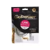 Патч-корд RJ-45 (m)-RJ-45 (m) 1.0м кат.5е ПВХ 26AWG, серый, в пакете, GoPower, 00-00027472