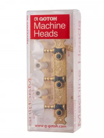 Колки для классической гитары, золото, Gotoh, 35G620-2W