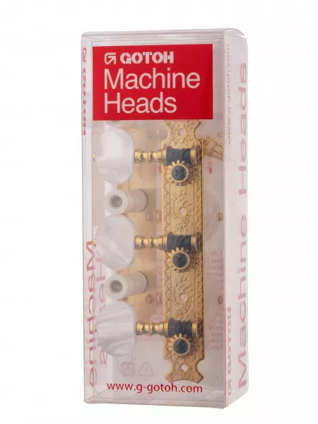 Колки для классической гитары, золото, Gotoh, 35G620-2W  рис.2 