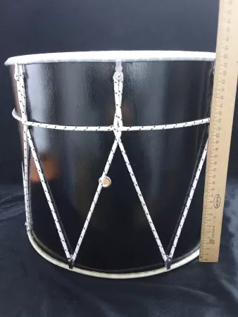Барабан кавказский 14", лак черный, с чехлом, MEZZO, MZ-B14-LbKL