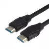 Кабель HDMI (m)-HDMI (m) 3.0м ПВХ ver.1.4, черный, в пакете, GoPower, 00-00027306