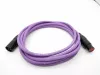 Кабель микрофонный 1м, фиолетовый, ZZcable, E1-XLR-M-F-0100-7
