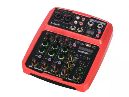 Микшерный пульт, 4 канала, LAudio, BV4