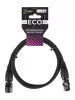 Кабель микрофонный 1м, ZZcable, E4-XLR-M-F-0100-0