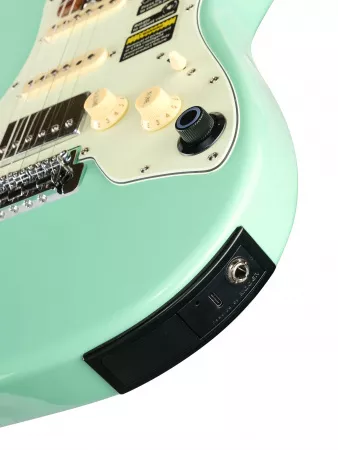 Электрогитара с встроенным процессором, зеленая, GTRS, S800-Standard-800-GR